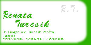 renata turcsik business card
